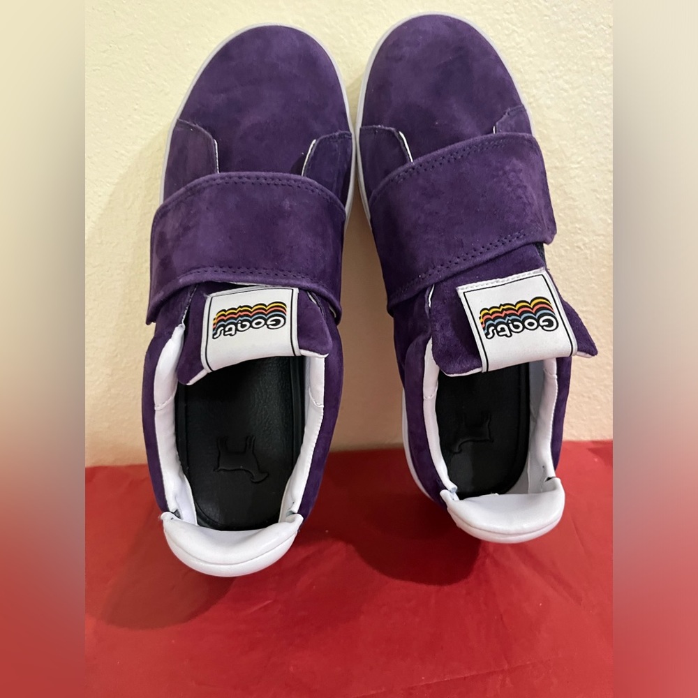 Goats Women’s Platform Purple Suede Streetwear Shoes Size 10